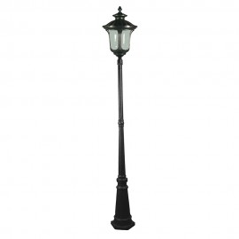 Lighting Inspiration-Waterford Large Single Post On A Standard 3 Piece Post - Antique Black